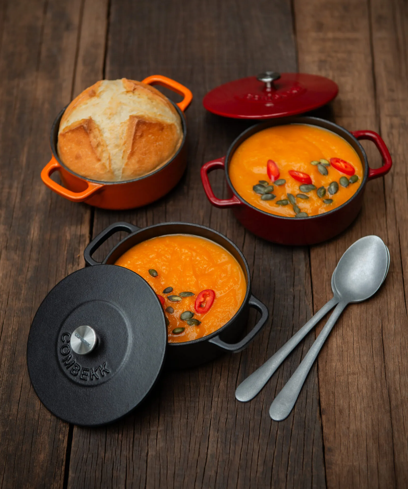 Combekk Sous-Chef Dutch Oven - Rood - 24cm
