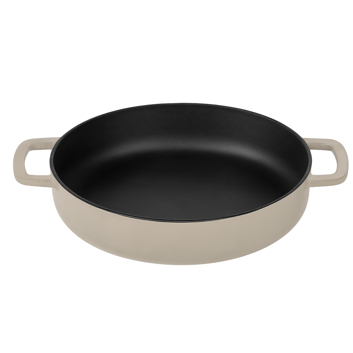 COMBEKK skillet 24 cm geëmailleerd gerecycled gietijzer Sand