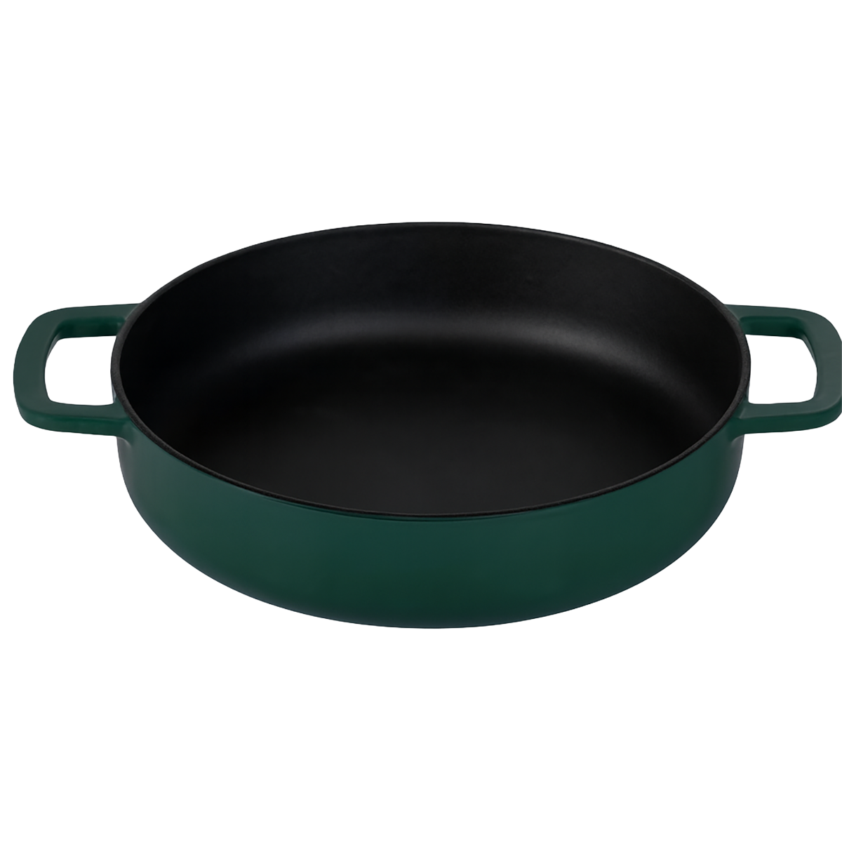 COMBEKK skillet 28 cm geëmailleerd gerecycled gietijzer Holly green