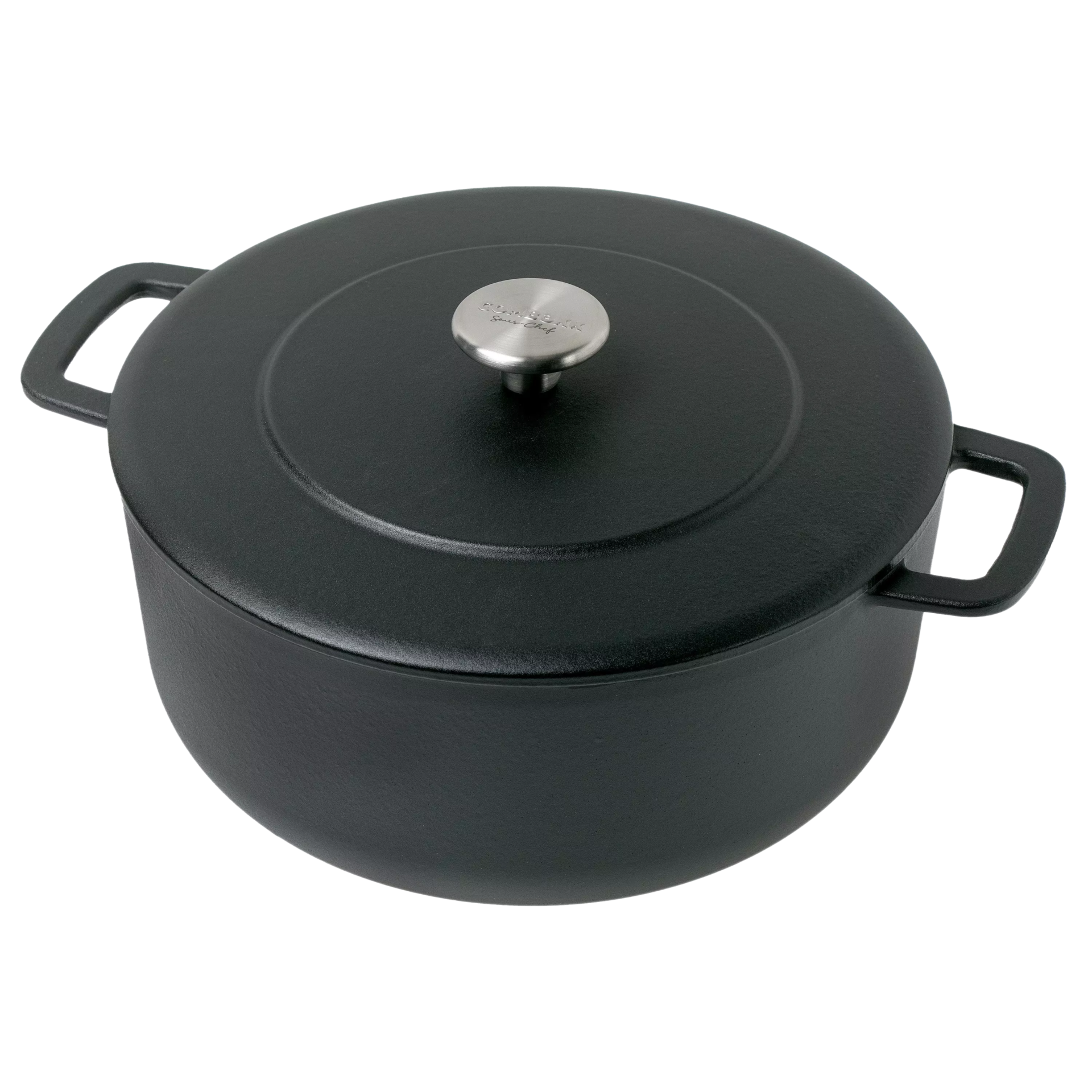 Combekk Sous-Chef Dutch Oven Braadpan – 24 cm Zwart