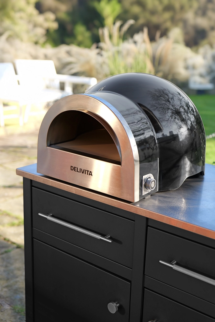 Dellivita pizzaoven dual fual houtgestookt gasgestookt