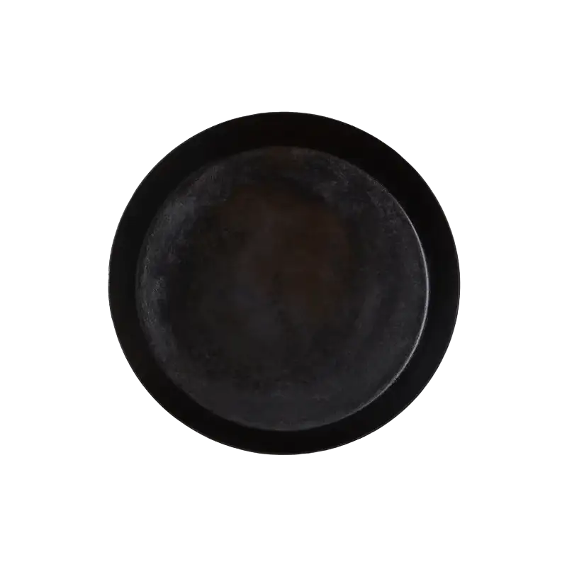 DeliVita ronde gietijzeren schaal 30 cm