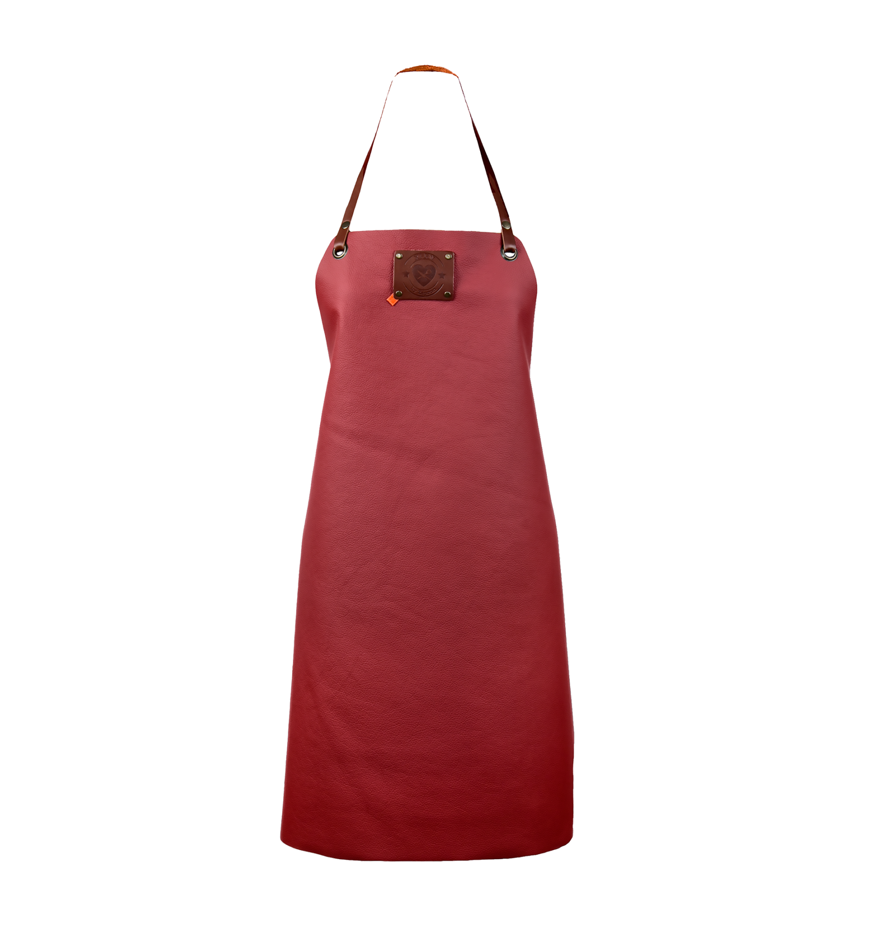 Xapron leren schort dames met naam