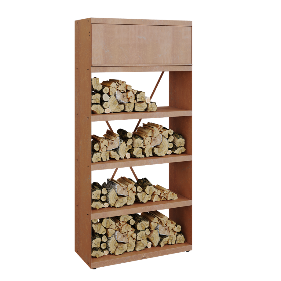 OFYR Wood Storage Corten 100