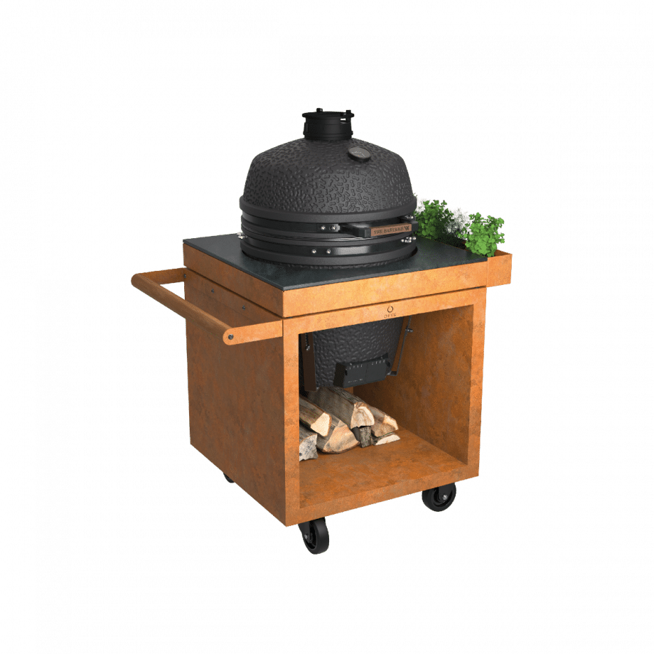 OFYR Kamado Table Corten 75 PRO+ Corten Ceramic Dark
