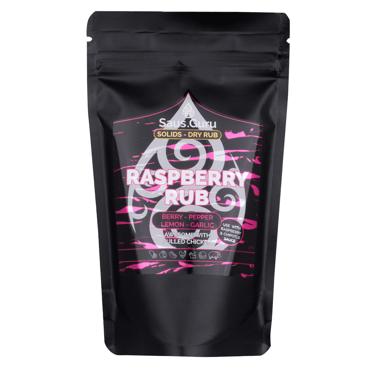 Saus.guru Raspberry rub – dry rub – 210gr
