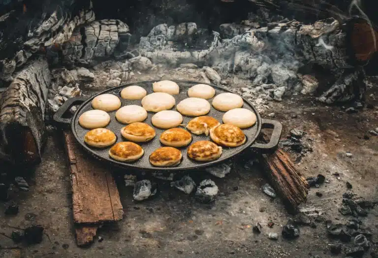 Poffertjes van de BBQ