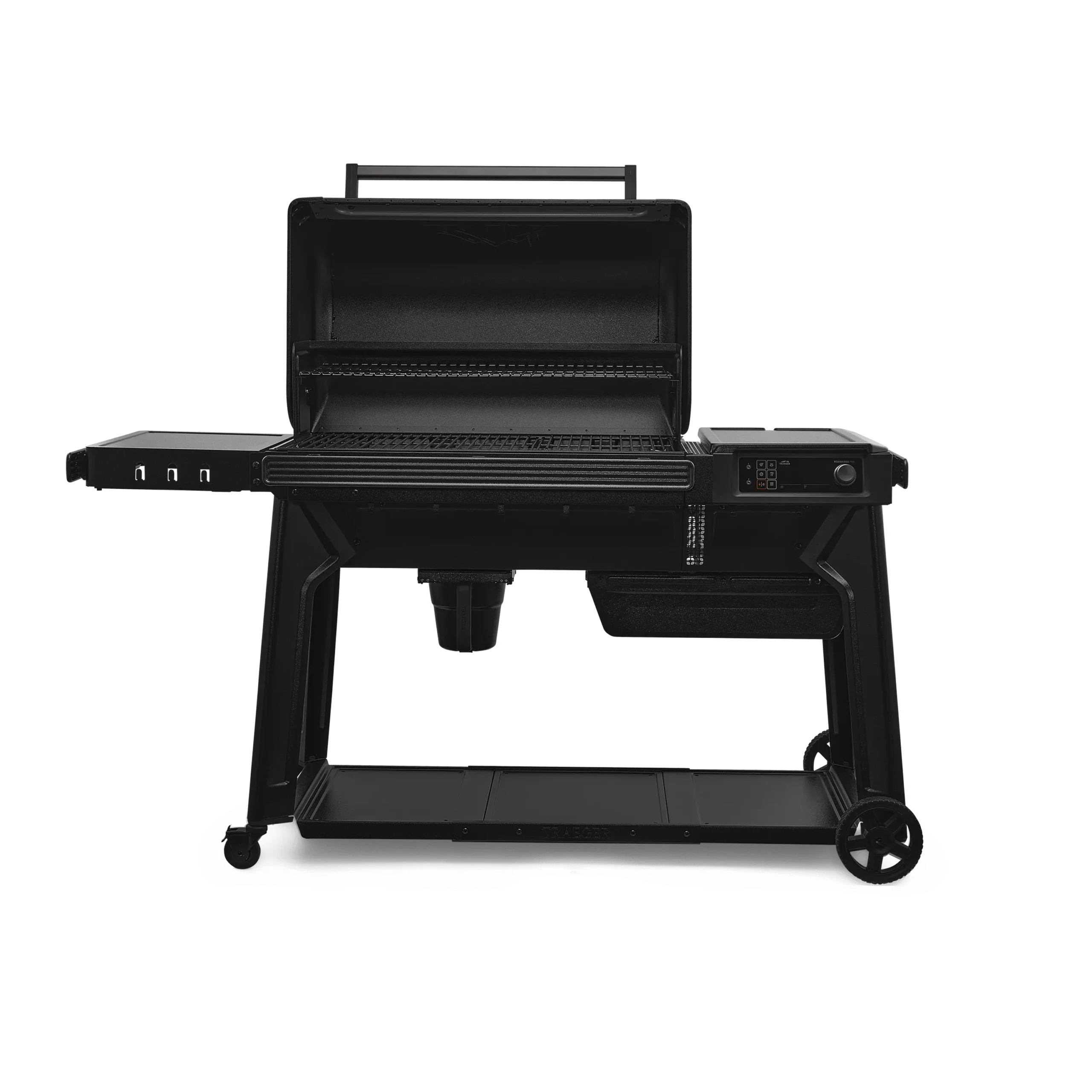 Traeger Woodridge pro geopend pellet bbq