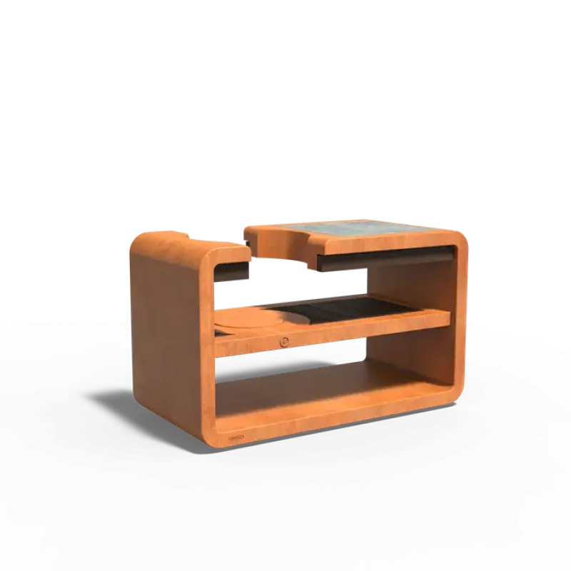 corstenstaal buitenkeuken kamado