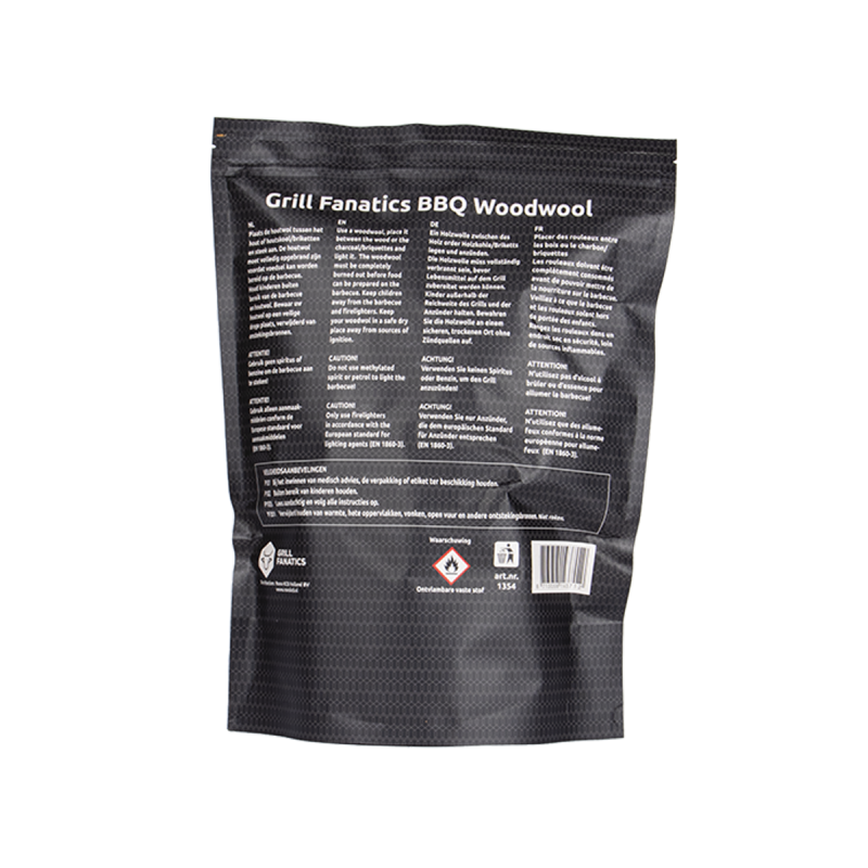 Grill Fanatics houtwol 1 kg
