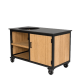 Fraaii Kamado buitenkeuken bamboe naturel storage