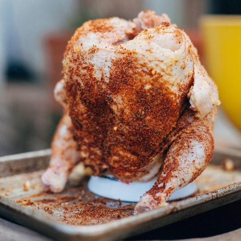 Kamado Joe chicken stand