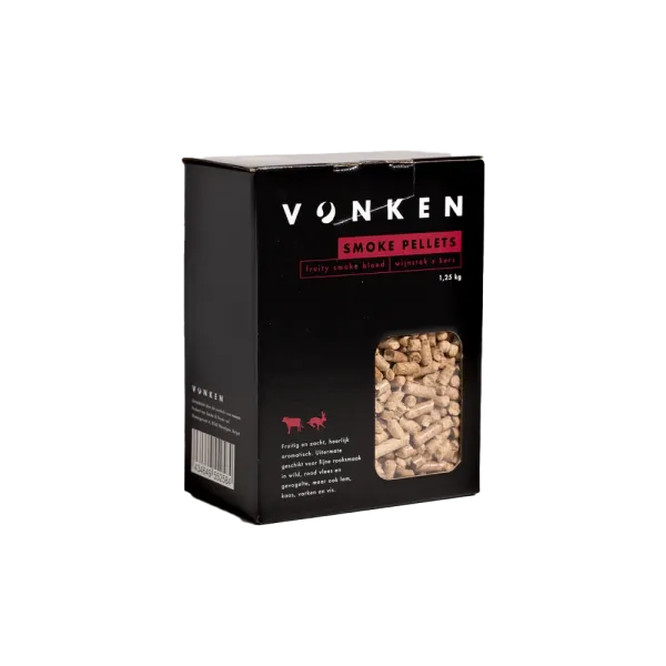 Vonken fruity smoke pellet blend 1,25 kg wijn kers