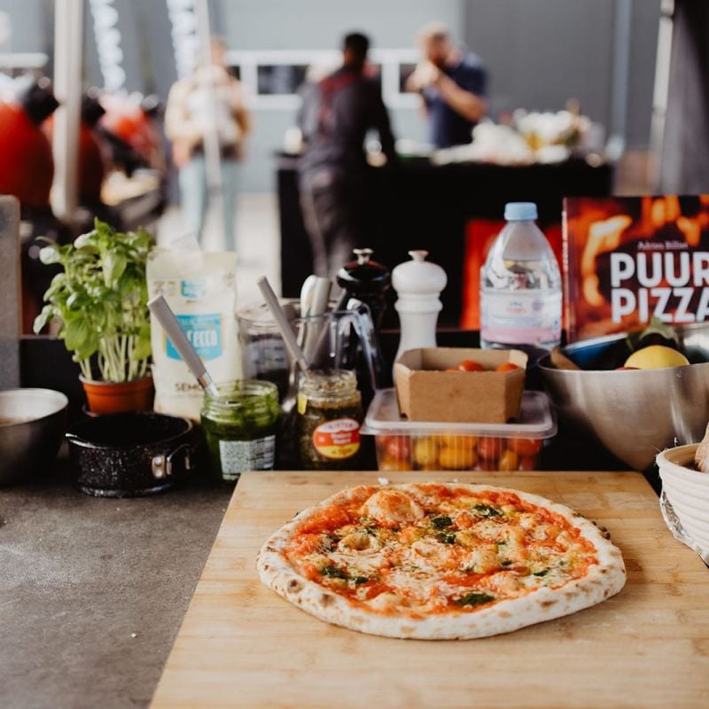 Pizza masterclass workshop cursus bij Buiten.studio