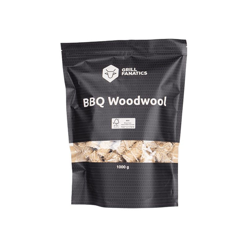 Grill Fanatics houtwol 1 kg