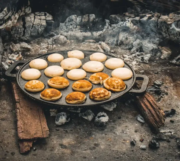 Poffertjes van de BBQ