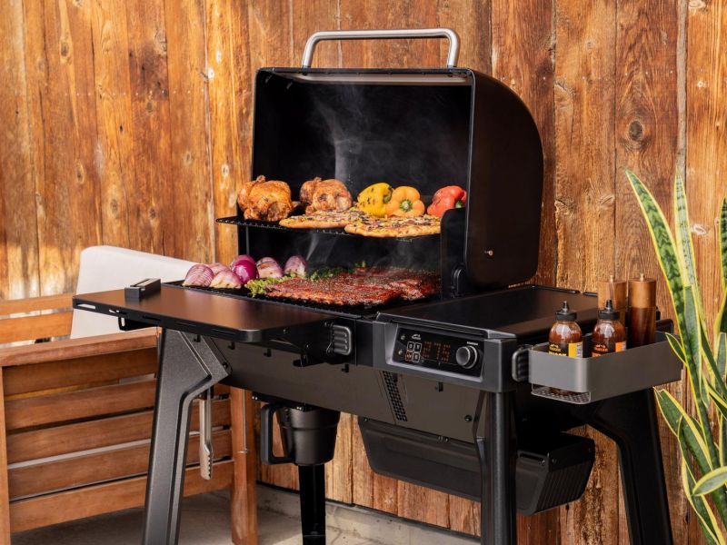 Traeger woodridge open met voorplank L