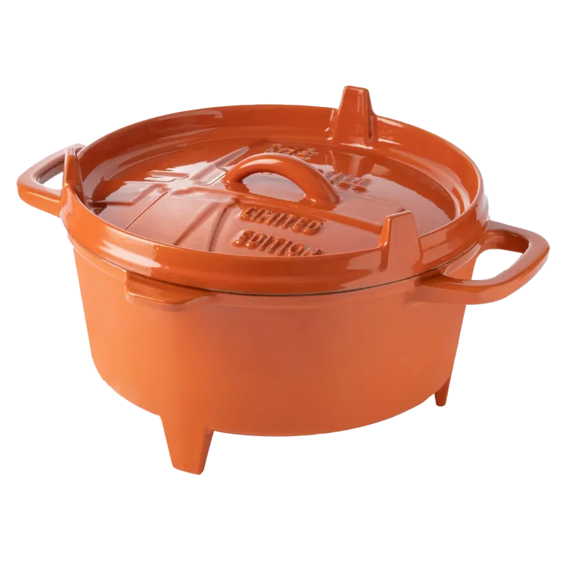 The Windmill Dutch oven 4,5Qt limited edition ge&euml;mailleerd