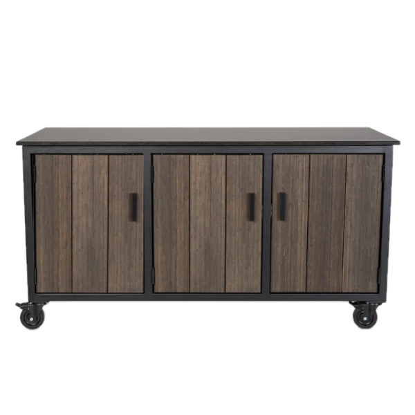 Fraaii mise en place tafel bamboe graphite inferno