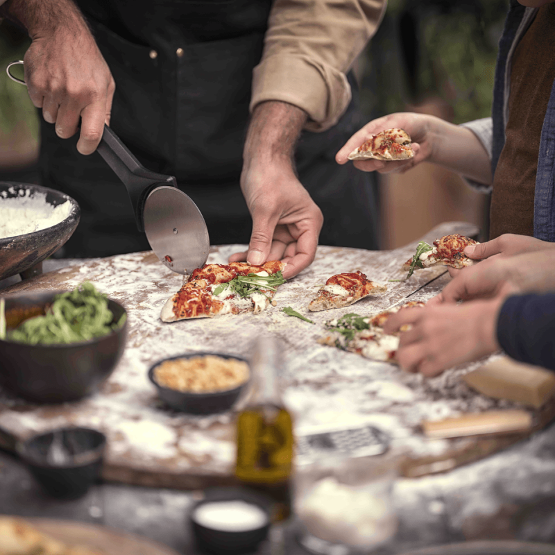 Witt pizza snijwiel RVS