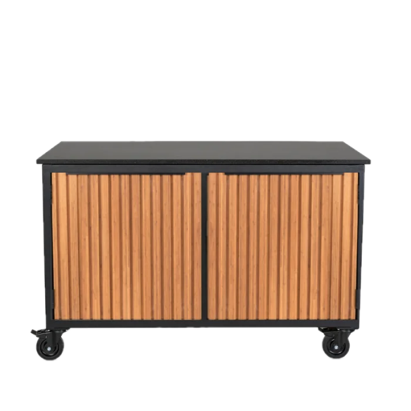 Fraaii mise en place tafel bamboe teak oil rhombus storage