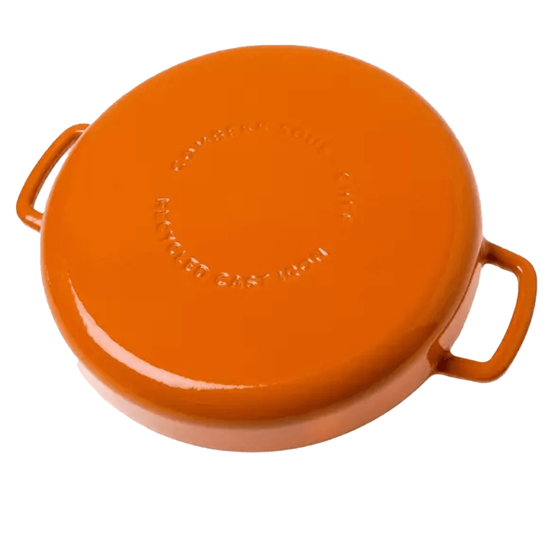 Combekk koekenpan dubbele handgreep 24 cm, oranje