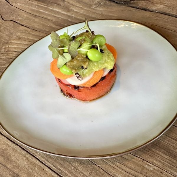 Watermeloen-tataki, Japanse stijl