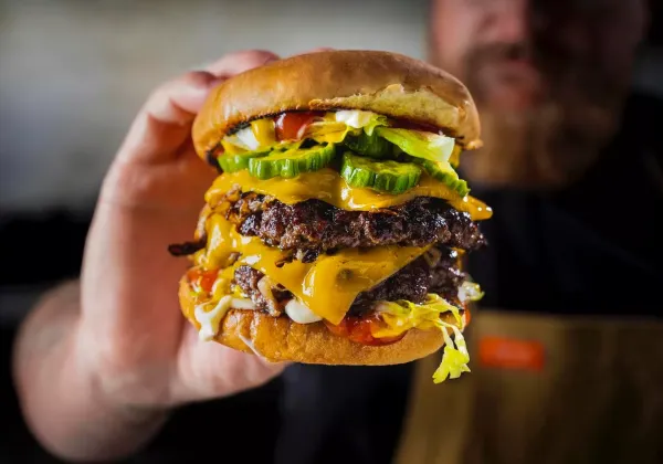 Smash burger recept