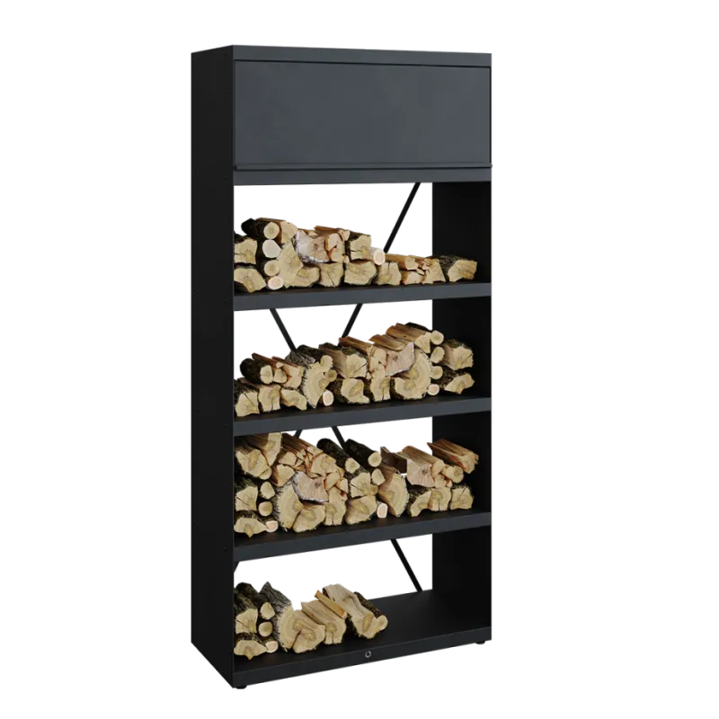 OFYR Wood Storage Black 100