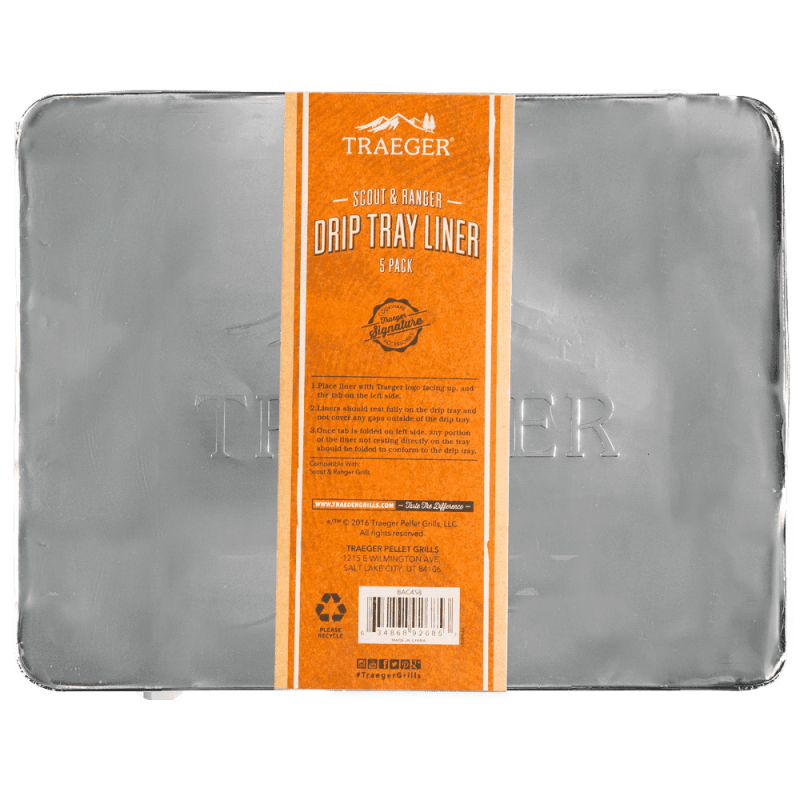 Traeger Ranger drip tray liners (5 stuks)