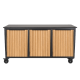 Fraaii mise en place tafel bamboe naturel rhombus inferno