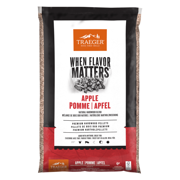 Traeger appel BBQ hout pellets