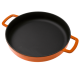 Combekk koekenpan dubbele handgreep 24 cm, oranje