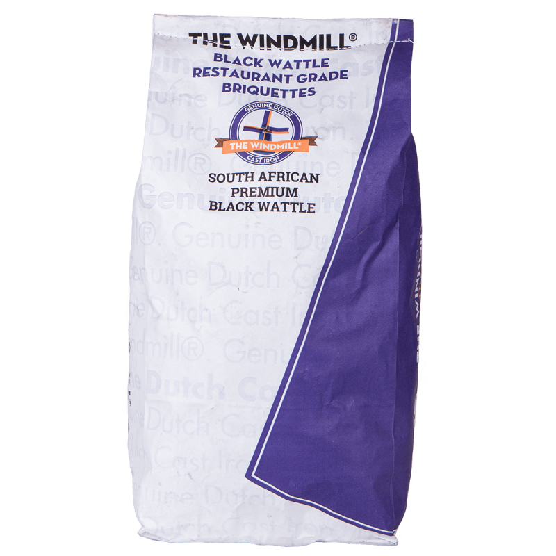 The Windmill premium South African black wattle briketten