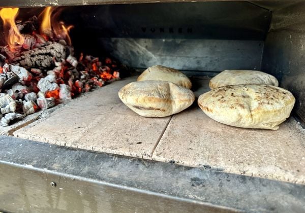 pita uit de hout oven pita zelf maken pizza oven