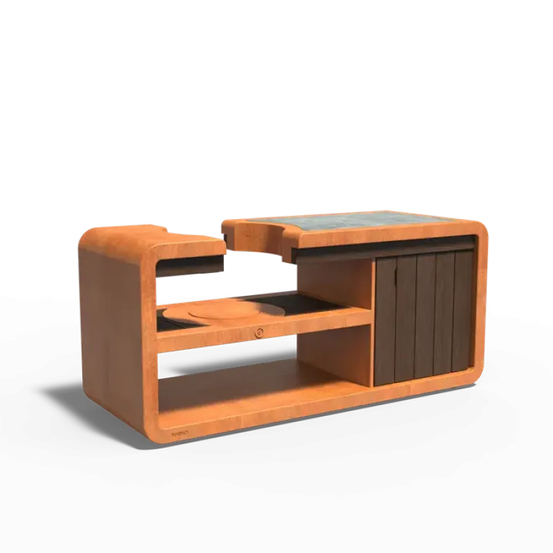 corstenstaal buitenkeuken kamado