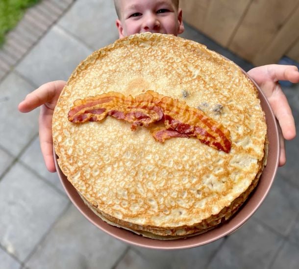 Pannenkoeken op de BBQ
