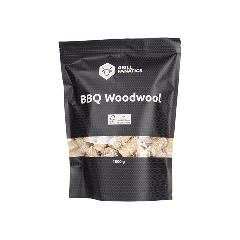 Grill Fanatics houtwol 1 kg