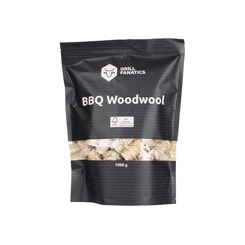Grill Fanatics houtwol 1 kg