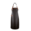 Xapron Dallas leren BBQ schort – nekband