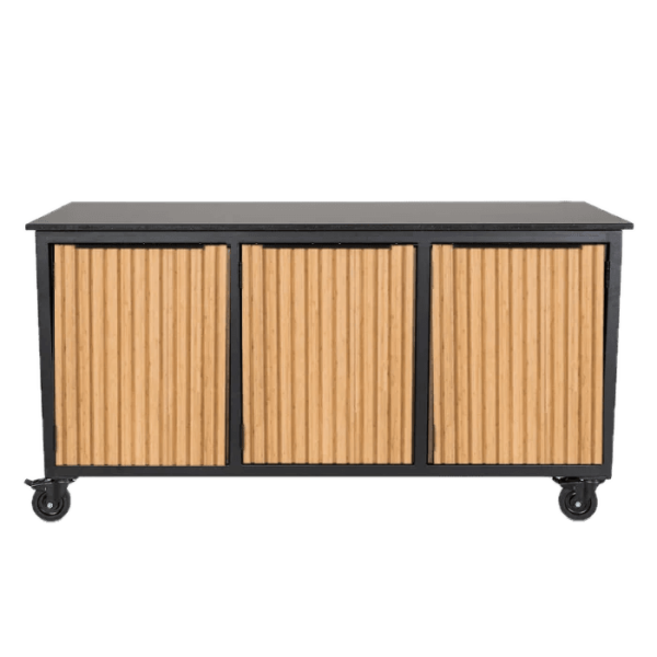 Fraaii mise en place tafel bamboe naturel rhombus inferno