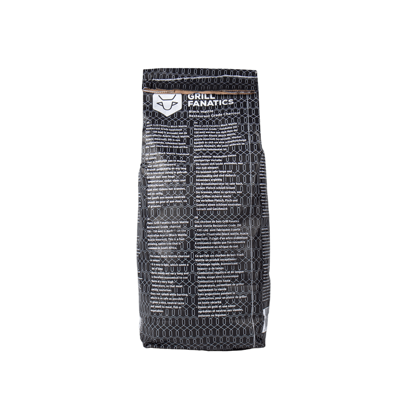 Grill Fanatics Black wattle restaurant houtskool FSC 100% 5 kg