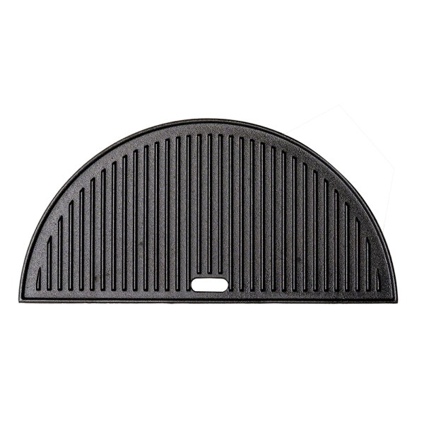 Bestcharcoal halvemaanvormige gietijzeren schijf – griddle – Large