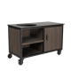 Fraaii Kamado buitenkeuken bamboe graphite storage