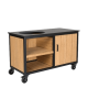 Fraaii Kamado buitenkeuken bamboe naturel storage
