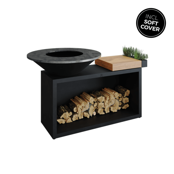 OFYR island black 100 teak hout