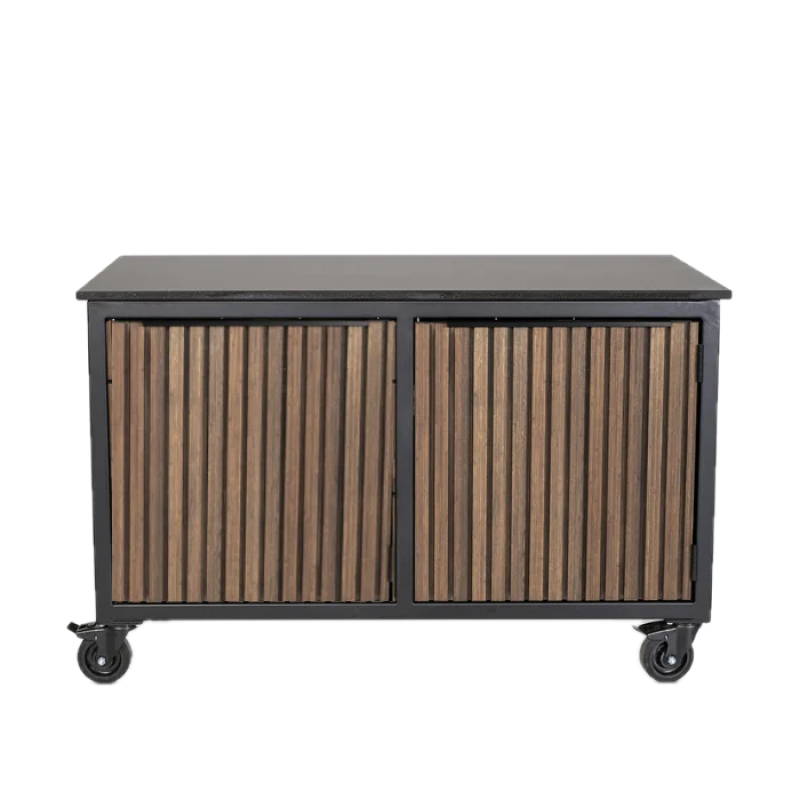 Fraaii mise en place tafel bamboe graphite rhombus storage