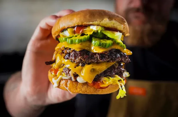 Smash burger recept