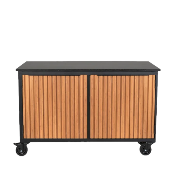 Fraaii mise en place tafel bamboe teak oil rhombus storage