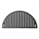 Bestcharcoal halvemaanvormige gietijzeren schijf – grid – Large